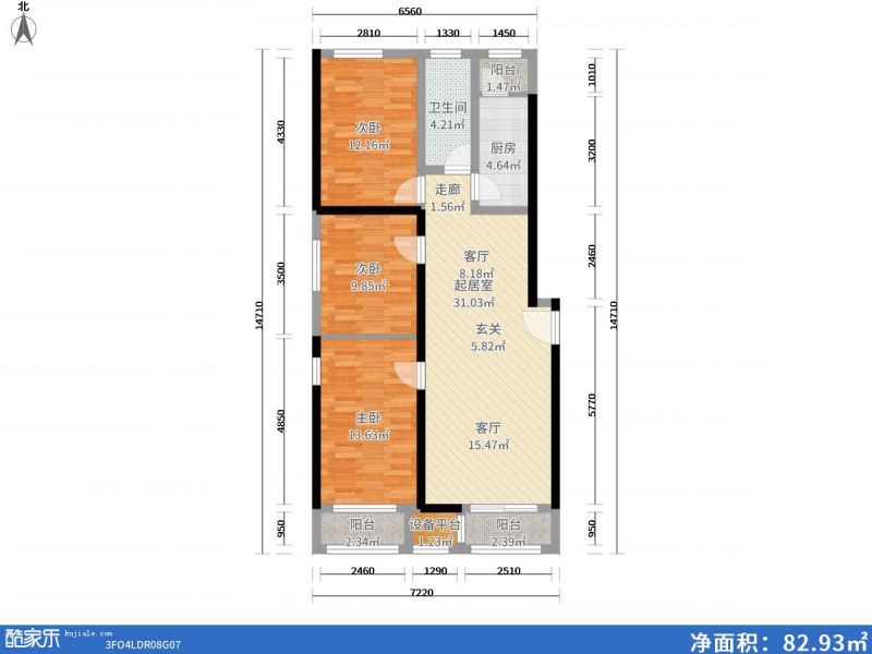 包頭裝修方案包頭東亞香堤麗舍112㎡