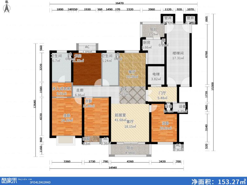 包頭裝修方案包頭燕趙錦河灣222㎡